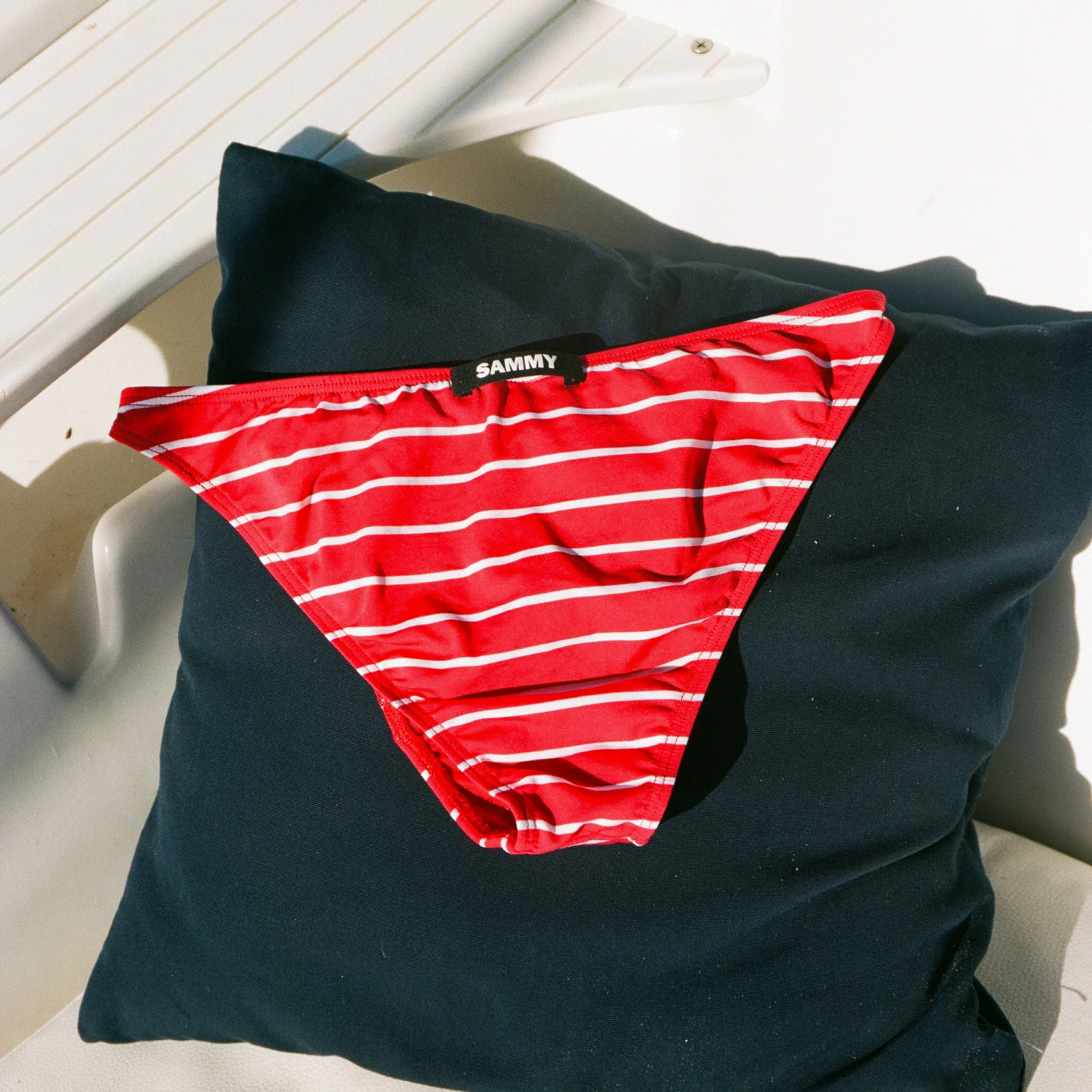 Striped Brazilian Swim Brief - Image 6