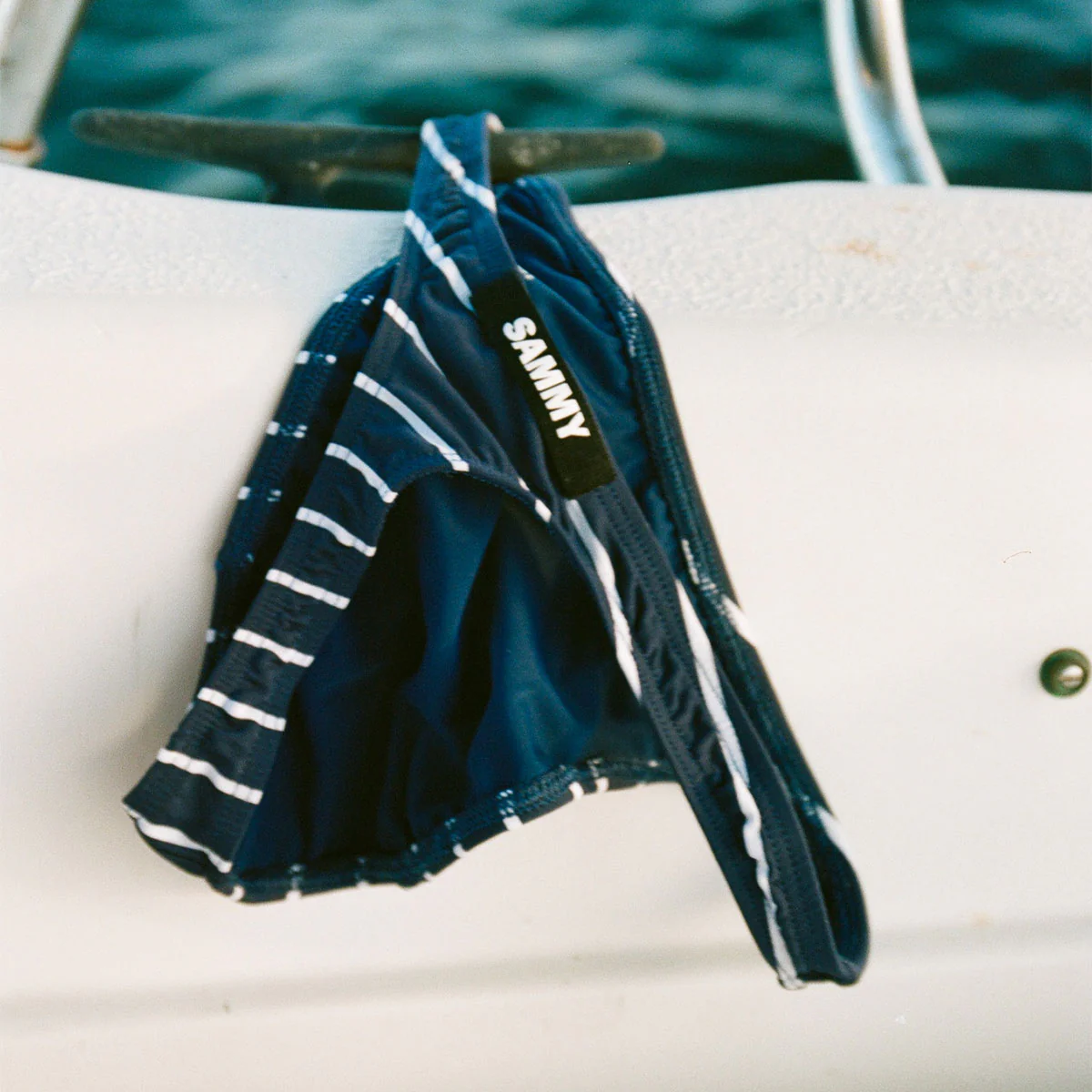 Striped G-String Swim Thong - Image 10